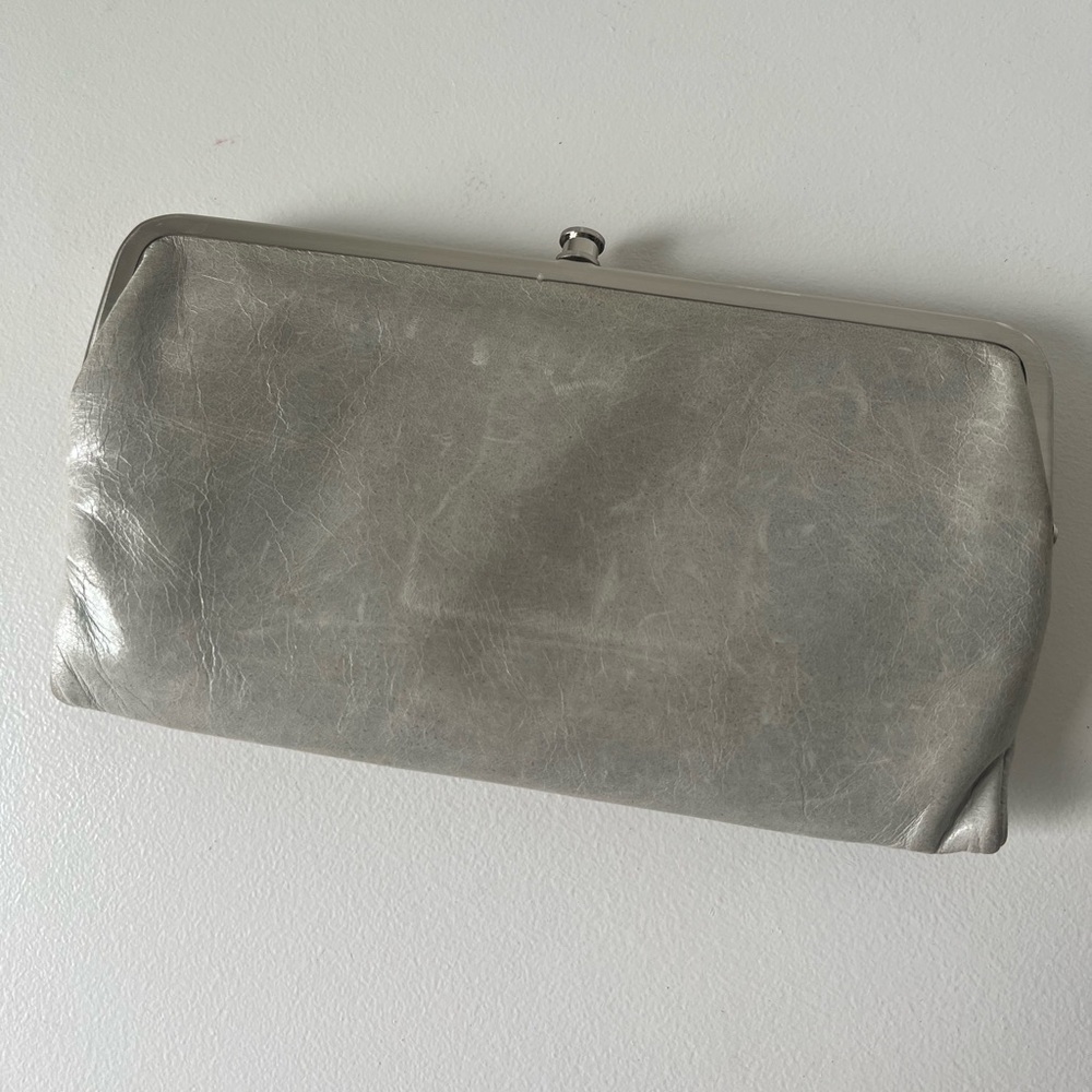 Hobo Gray Lauren Clutch Wallet